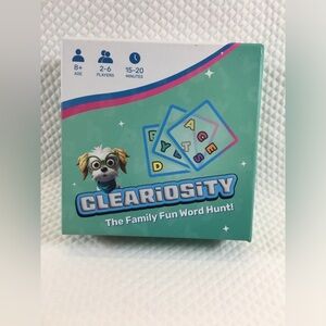 Cleariosity Family Word Hunt Game Turquoise Box Cleariosity Word Game Learning
